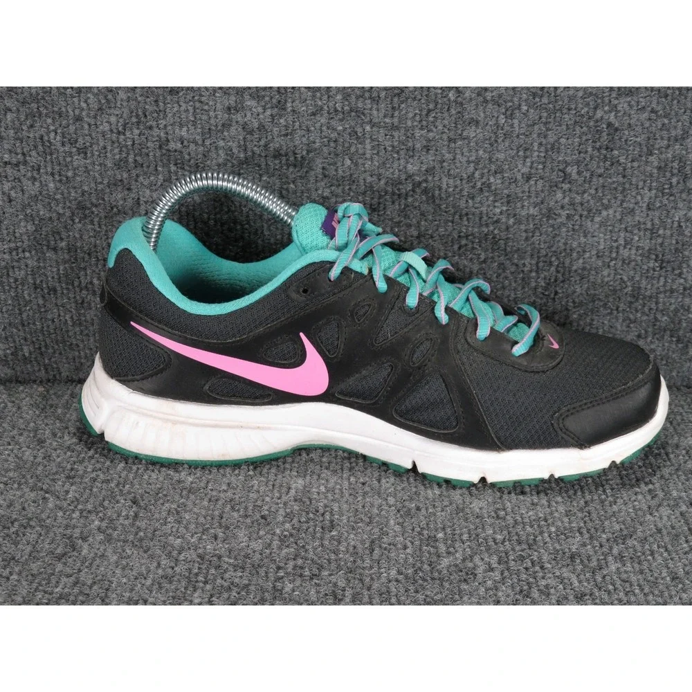 NIKE Revolution 2 Cross Training Running Shoe Sneaker Women's Size 9.5 Pink Teal